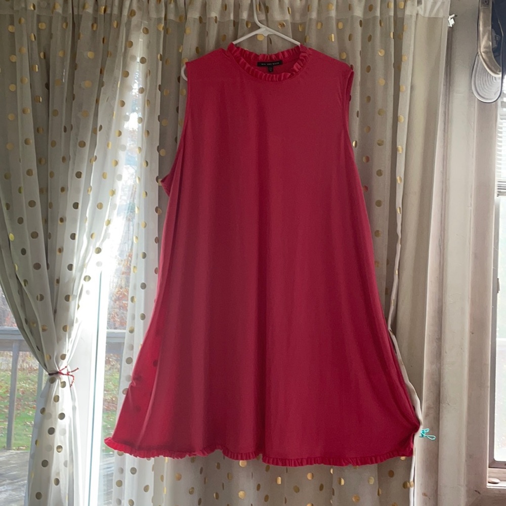 Pink swing dress